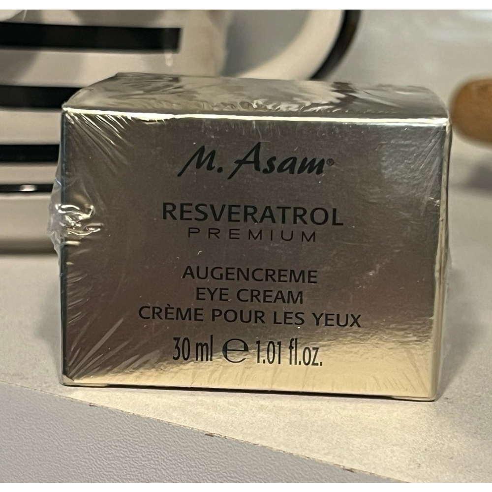 M. Asam Resveratrol Premium NT 50 Perfecting Eye Cream 1.01 oz Sealed in Box